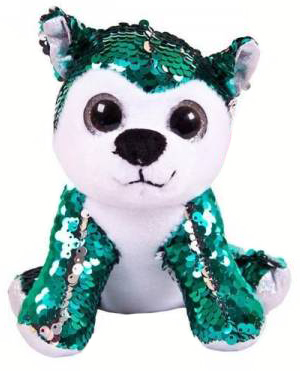 Собака с пайетками 15см