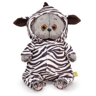 Мягкая игрушка «Басик Baby в комбинезоне «Зебра», 20 см от интернет-магазина Континент игрушек