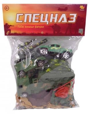 Военный набор. Спецназ. Фигурки, в наборе 38 предметов от интернет-магазина Континент игрушек