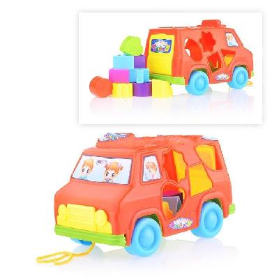 Сортер Автобус EH0134AR, 25*13*13,арт. 417361 от интернет-магазина Континент игрушек