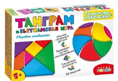 Головоломка. Талантливое поколение. Танграм и вьетнамская игра от интернет-магазина Континент игрушек