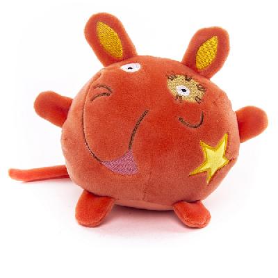 Мягкая игрушка Button Blue Мышка оранжевая  10 см