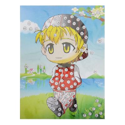 Аппликация стразами Мальчик от интернет-магазина Континент игрушек