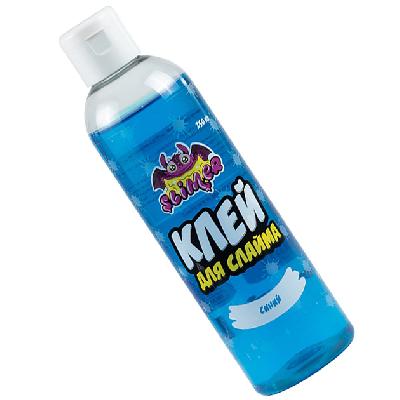 Клей канцелярский Slimer, 250мл, для слаймов, синий от интернет-магазина Континент игрушек