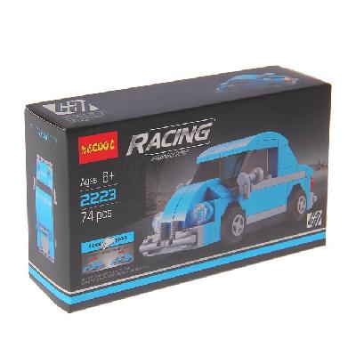 Конструктор блочный "Гонки", с инерционным механизмом, МИКС 2588851 от интернет-магазина Континент игрушек