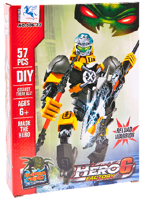 Герои 6. Конструктор фигурка воина 17 см от интернет-магазина Континент игрушек