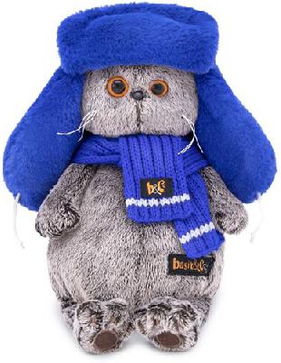 Басик в меховой шапке 30 см от интернет-магазина Континент игрушек