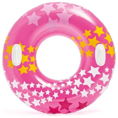 Круг для плавания «Яркие звёзды», d=91 см, от 9 лет  59256NP INTEX