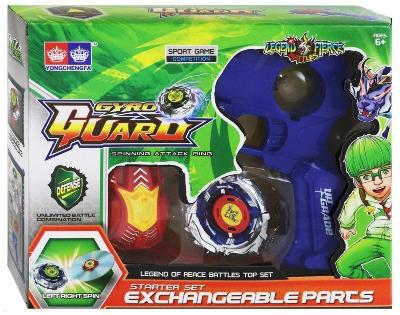 Волчок "Gyro Guard" стартовый набор, 26х5х19 см от интернет-магазина Континент игрушек