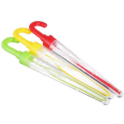 Мыльные пузыри в виде зонта 130мл, мыльный р-р, пластик, 4х36,5х4см, 3 цвета от интернет-магазина Континент игрушек