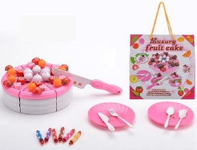 Торт фруктовый в наборе с аксессуарами, 21х10х21см от интернет-магазина Континент игрушек