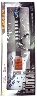 Гитара электрическая+микрофон, звук и свет 25,5х7,5х72,5 см от интернет-магазина Континент игрушек