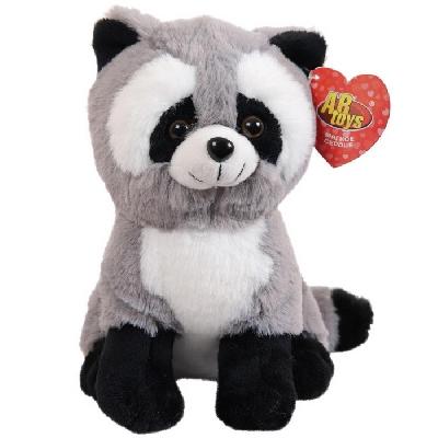 В дикой природе. Енотик серый, 20 см.