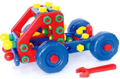 Конструктор Класата Машина тягач Пых-Пых (102дет) 1204 1204 от интернет-магазина Континент игрушек