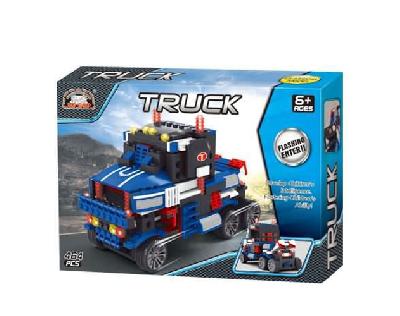 Конструктор Тягач, 38x26.5x5.5 см, 464 деталей от интернет-магазина Континент игрушек