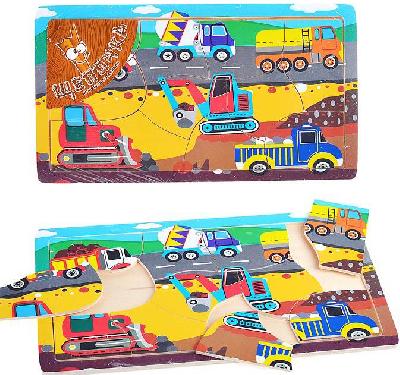 Пазл в рамке "Стройтехника", арт. D0538 от интернет-магазина Континент игрушек