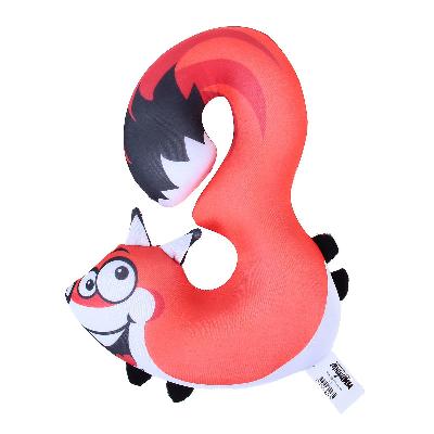 Антистресс Цифра Три белочка