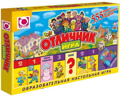 Настольная игра "Отличник" (01202) от интернет-магазина Континент игрушек