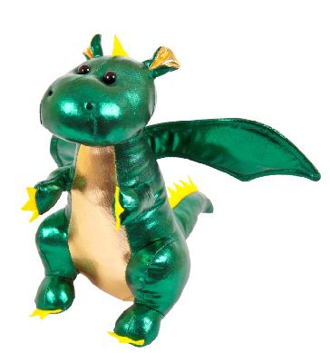 Серия "Металлик" игрушка мягкая Дракон 20 см.