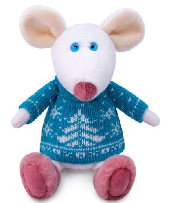 Мягкая игрушка крысенок Сильвестр 17 см символ 2020 года от интернет-магазина Континент игрушек