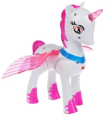 Единорог, свет, звук, ходит, машет крыльями от интернет-магазина Континент игрушек