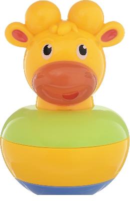 Неваляшка Коровка, со звуковыми эффектами, в коробке, 14x10x18 см