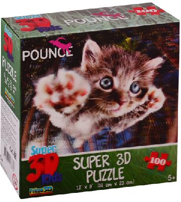 Пазл 3D 100 Озорник от интернет-магазина Континент игрушек