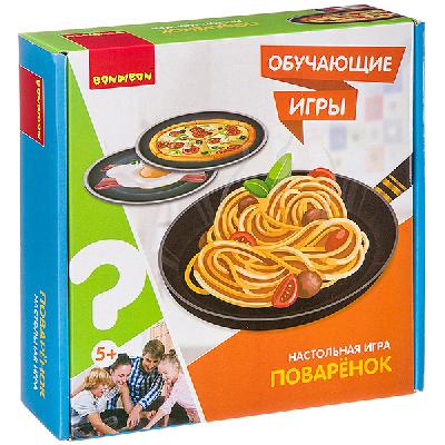 Обучающие игры Bondibon Настольная игра «Поваренок», BOX 22×21×5,5 см от интернет-магазина Континент игрушек
