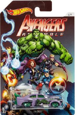 Hot Wheels® Тематические машинки: Мстители 3 от интернет-магазина Континент игрушек