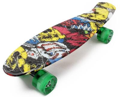 Скейтборд пенни борд большой с рисунком от интернет-магазина Континент игрушек