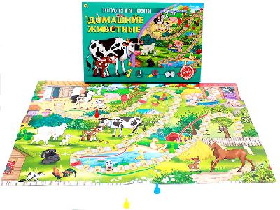 Игра настольная-ходилка лучшая. Домашние животные от интернет-магазина Континент игрушек