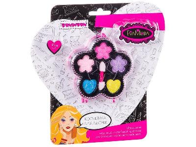 Картинка Набор детской декор. косметики Bondibon Eva Moda, CRD 19х19 см; цветок с тенями для век 5 оттенков ( от интернет-магазина Континент игрушек Набор детской декор. косметики Bondibon Eva Moda, CRD 19х19 см; цветок с тенями для век 5 оттенков ( от интернет-магазина Континент игрушек