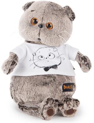 Басик в футболке Мордочка Басика 25 см от интернет-магазина Континент игрушек