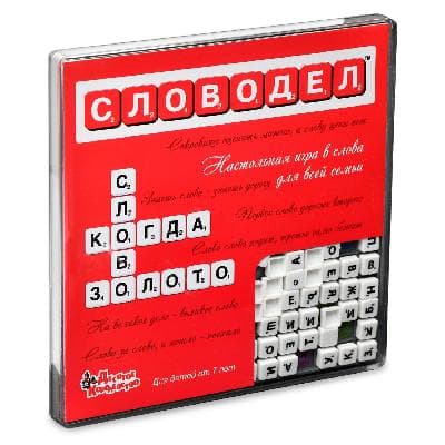 Игра настольная. Словодел, пластмассовый, малый от интернет-магазина Континент игрушек