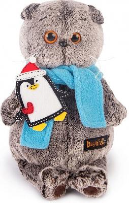 Басик в шарфике и с пингвином 19 см от интернет-магазина Континент игрушек