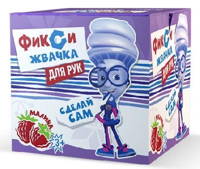 Набор для экспериментов. Фикси-опыты. Жвачка для рук "Малина" от интернет-магазина Континент игрушек