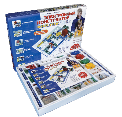 Конструктор электронный ЗНАТОК "180 схем" от интернет-магазина Континент игрушек