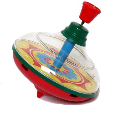 Юла прозрачная d=14см