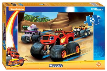 Макси-пазл 24 эл. "Вспыш и чудо-машинки" 90046 4620737 от интернет-магазина Континент игрушек