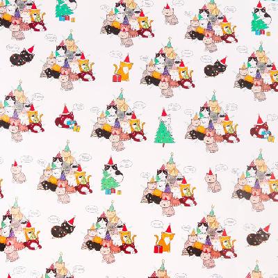 Бумага упаковочная глянцевая 70х100 см "Веселые коты"   3685833 от интернет-магазина Континент игрушек