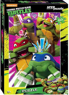 Мозаика "puzzle" 60 "Черепашки Ниндзя" (VIACOM), арт. 81139 от интернет-магазина Континент игрушек
