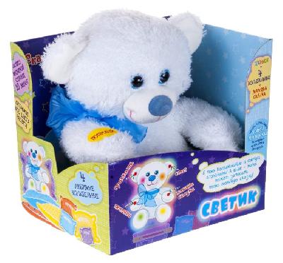 Игрушка мягкая DreamMakers Мишка-светик интерактивная от интернет-магазина Континент игрушек