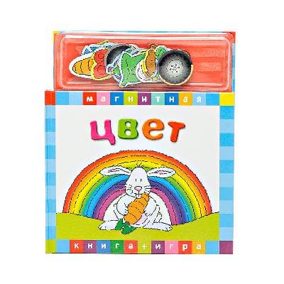 Книга с магнитными страницами Цвет от интернет-магазина Континент игрушек