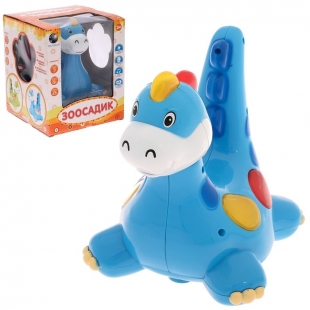 Музыкальный динозаврик "Зоосадик" отталкивается от препятствия, свет, звук, МИКС 2683136