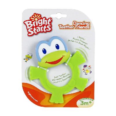 Прорезыватель-погремушка «Коровка», "Лягушонок"