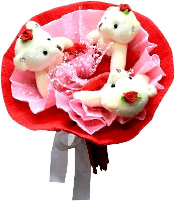 Букет из 3 игрушек