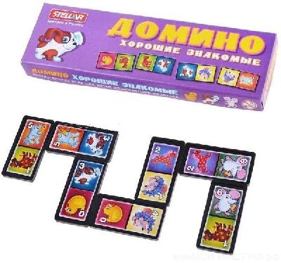 Домино детское №5 Хорошие знакомые от интернет-магазина Континент игрушек