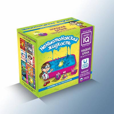 Набор для экспериментов. Неньютоновская жидкость от интернет-магазина Континент игрушек