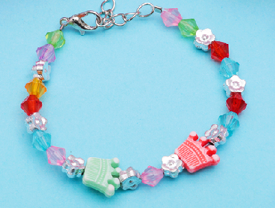 Браслет детский "Выбражулька" короны две в ассортименте от интернет-магазина Континент игрушек