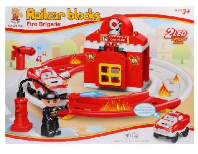 Конструктор Пожарная часть, 33 детали, свет, звук от интернет-магазина Континент игрушек